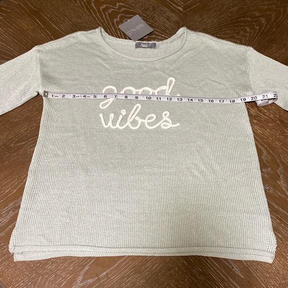 MARLED Good Vibes Knit Long Sleeve Oversized Sweater (Size M) - Picture 14 of 16